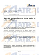 20240918_Malaysia ready to become global leader in halal certification