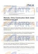 20240906_MATRADE, China Construction Bank renew market-access pact