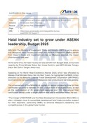 20241031_Halal industry set to grow under ASEAN leadership, Budget 2025