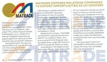 MATRADE exposes Malaysian companies to export opportunities as UN vendors