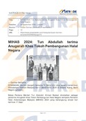 20240920_MIHAS 2024 Tun Abdullah terima Anugerah Khas Tokoh Pembangunan Halal Negara