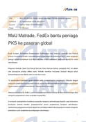 20240923_MoU MATRADE FedEx bantu peniaga PKS ke pasaran global 