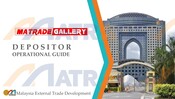 MATRADE Gallery Depositor Manual