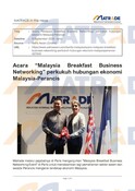 20240909_Acara “Malaysia Breakfast Business Networking” perkukuh hubungan ekonomi Malaysia-Perancis