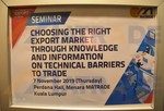 Choosing the Right Export Market through Knowledge and Information on Technical Barriers to Trade
