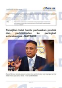 20240909_Pensijilan halal bantu perluaskan produk dan perkhidmatan ke peringkat antarabangsa - MATRADE