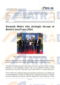 20241007_Sarawak Metro inks strategic tie-ups at Berlin’s InnoTrans 2024