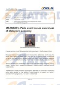 20240910_MATRADE's Paris event raises awareness of Malaysia's economy