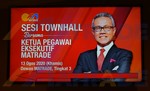 Sesi Townhall Bersama Ketua Pegawai Eksekutif MATRADE Dato Wan Latif