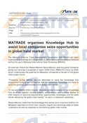 20240907_MATRADE organises Knowledge Hub to assist local companies seize opportunities in global halal market