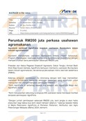20240922_Peruntuk RM200 juta perkasa usahawan agromakanan