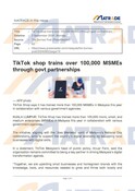 20240902_TikTok shop trains over 100,000 MSMEs through govt partnerships