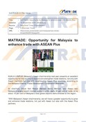 20240918_MATRADE Opportunity for Malaysia to enhance trade with ASEAN Plus