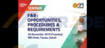 Export Seminar F&B Opportunities, Procedures and Requirements